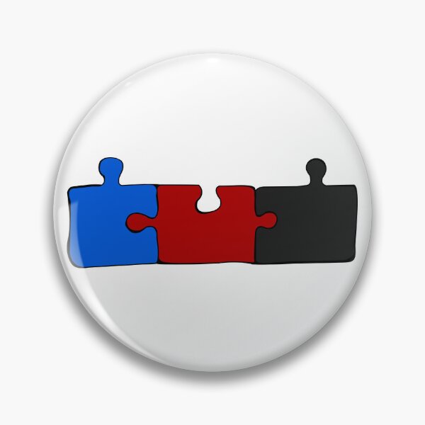 Item preview, Polyamory Puzzle Pieces Pride Flag designed and sold by HarveyHandcraftsandDesigns.