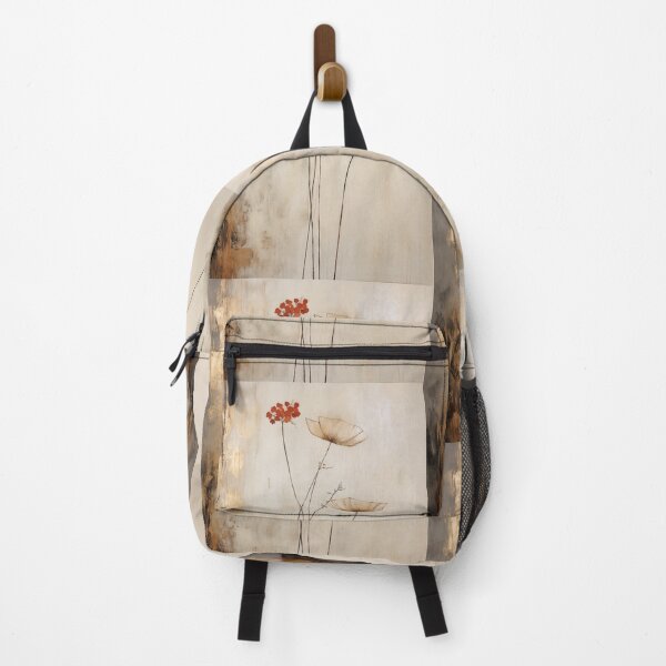 Item preview, Wabi sabi and japandi inspired minima;ist red blossom designed and sold by filigreedigital.
