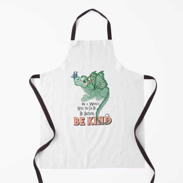 Item preview, In A World Where You Can Be Anything... Be Kind . Dragon and butterfly hand drawn design by TAS designed and sold by Mad Mimzy Designs .