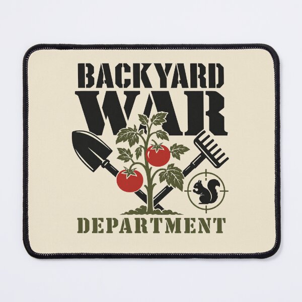 Item preview, Backyard War Department Funny Gardening designed and sold by POD DYNASTY.