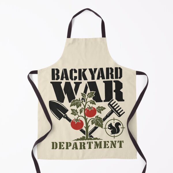 Item preview, Backyard War Department Funny Gardening designed and sold by POD DYNASTY.