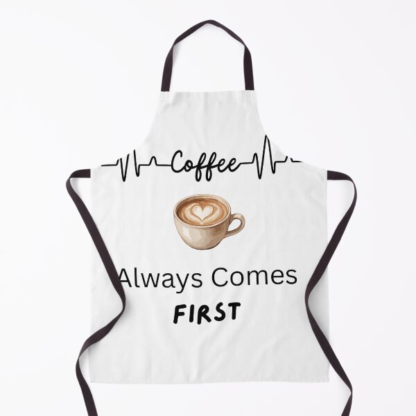 Item preview, Coffee Always Comes First-- Cute Coffee Lover Design designed and sold by InkVibe Design.