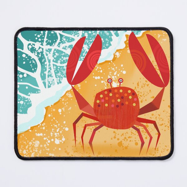Item preview, Red Crab on Beach designed and sold by Andrew Hitchen.
