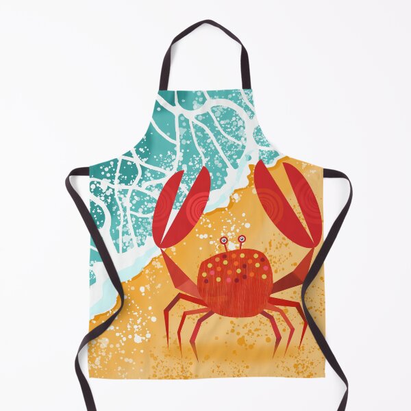 Item preview, Red Crab on Beach designed and sold by Andrew Hitchen.