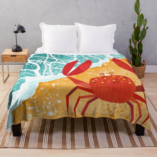 Item preview, Red Crab on Beach designed and sold by Andrew  Hitchen.