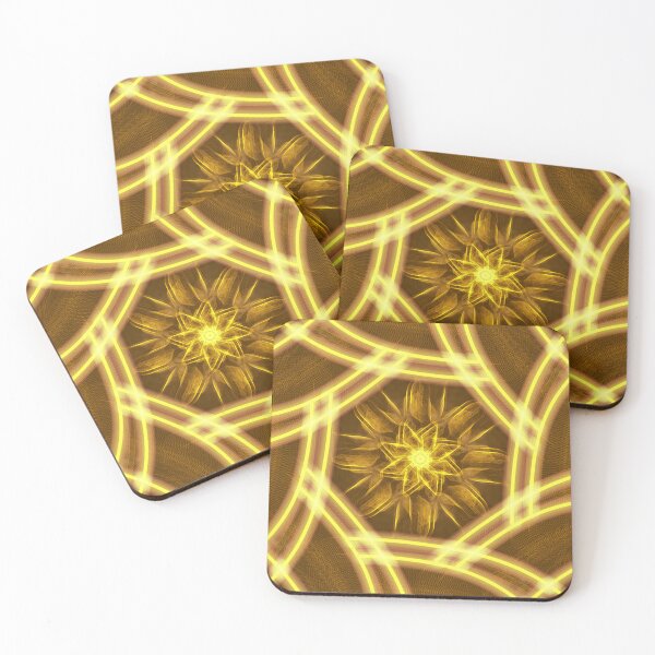 Item preview, Symmetrical Golden Fractal Art designed and sold by EsmArtUniverse.
