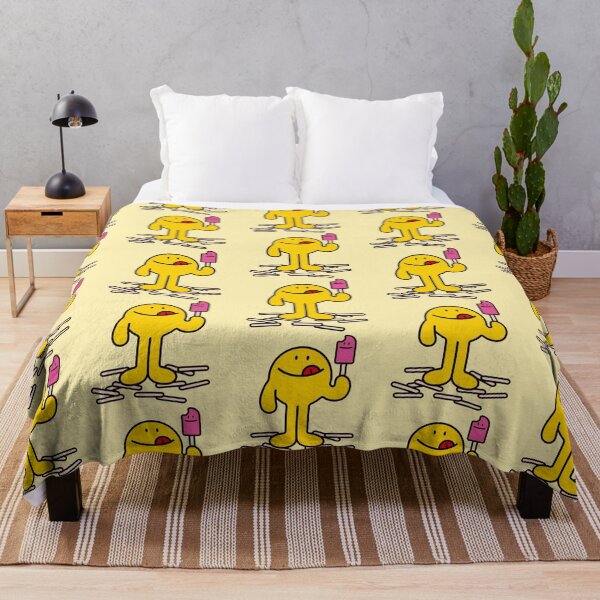 Item preview, Silly Yellow Guy Eating an Ice Pop designed and sold by Spring Things.