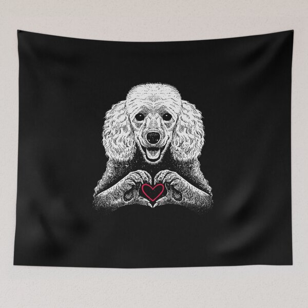 Item preview, Poodle Heartmark designed and sold by barmalisiRTB.
