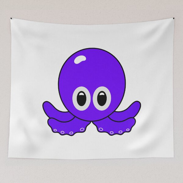 Item preview, Purple Octopus Emoji Apple designed and sold by DibujandoPorfa.