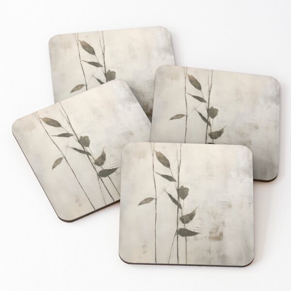 Item preview, Wabi sabi inspired abstract minimalist sage herb designed and sold by filigreedigital.