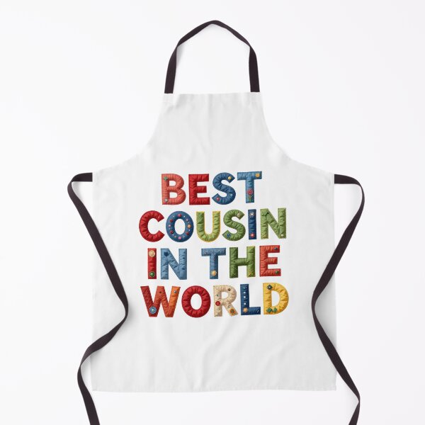 Item preview, BEST COUSIN IN THE WORLD - IN FAUX LETTERING designed and sold by AlexOBrienArt.