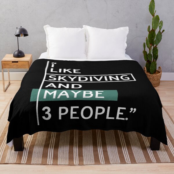 Item preview, I Like Skydiving and Maybe 3 People designed and sold by MaryAller.