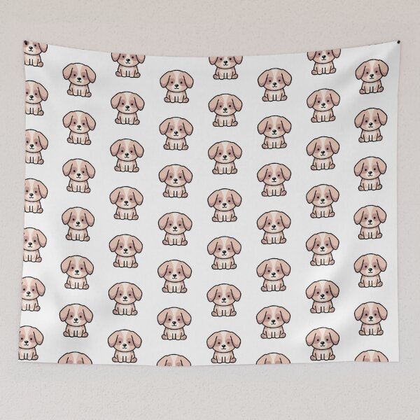 Item preview, Modern Cute Puppy Gentle Animal Illustration designed and sold by Osmose-Studio ⭐⭐⭐⭐⭐.