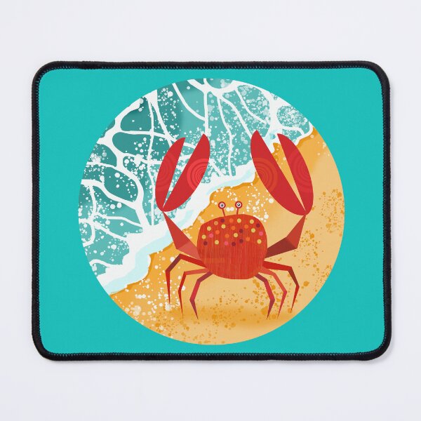 Item preview, Red Crab on Beach designed and sold by Andrew  Hitchen.