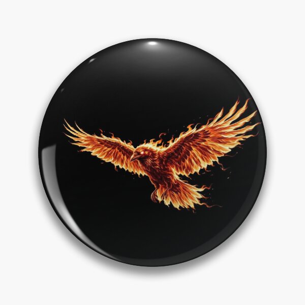 Item preview, Eternal Fire: The Burning Crow Silhouette designed and sold by printlume-store.