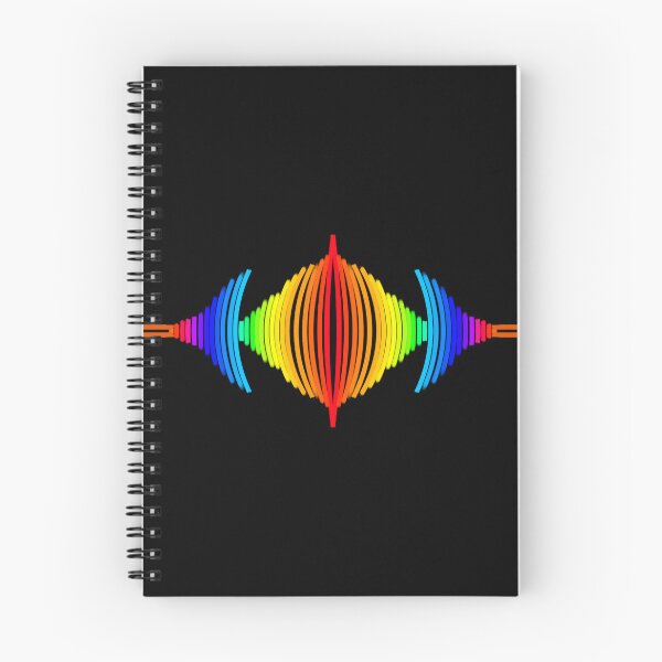 Item preview, Rainbow Soundwave - Symmetrical Vibrant Art designed and sold by EsmArtUniverse.