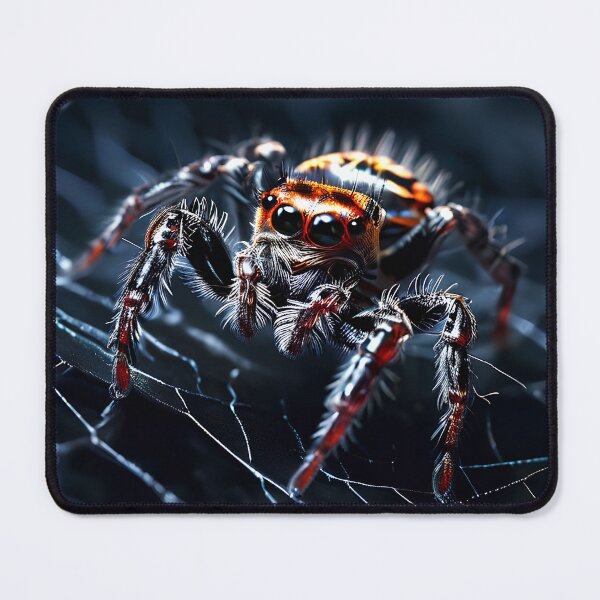 Item preview, Jumping spider on a spider web designed and sold by NF Designs Studio DTF.