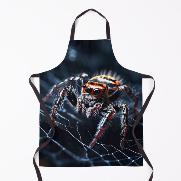 Item preview, Jumping spider on a spider web designed and sold by NF Designs Studio DTF.