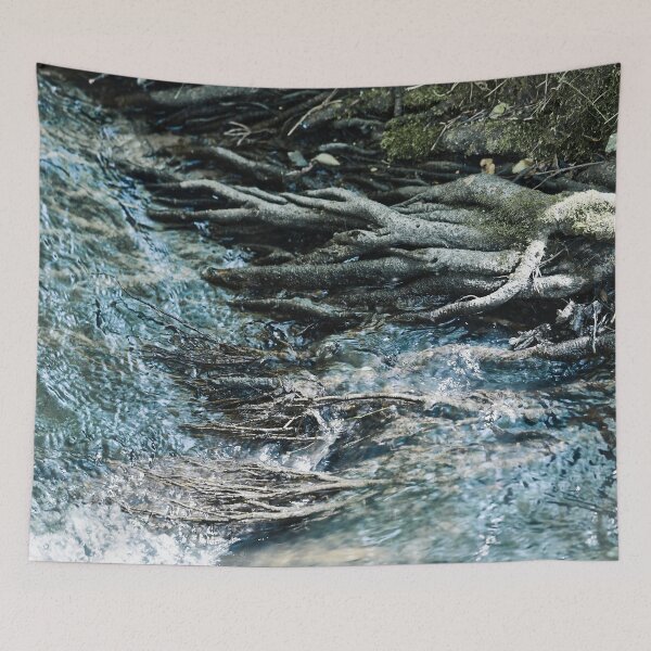 Item preview, Tangled roots growing with the flow of the stream. designed and sold by NaturePhotography.