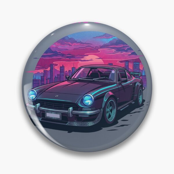 Item preview, Cyberpunk Classic Coupe – Synthwave City Cruise Poster designed and sold by NeonSketch Lab.