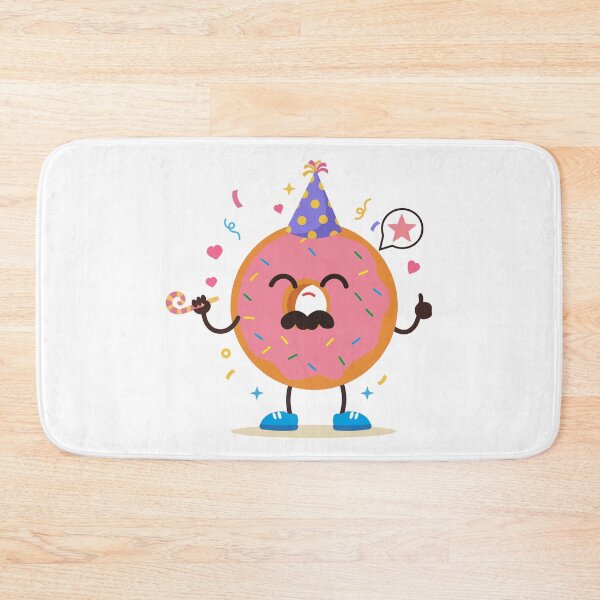 Item preview, Party Donut Mascot Celebration Character designed and sold by BetweenForms.