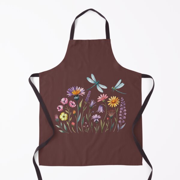 Item preview, Watercolor Wildflowers Dragonfly designed and sold by MacosLucia.