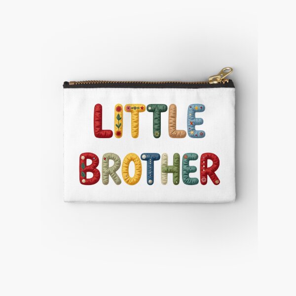 Item preview, LITTLE BROTHER - IN COLORFUL FAUX LETTERING designed and sold by AlexOBrienArt.