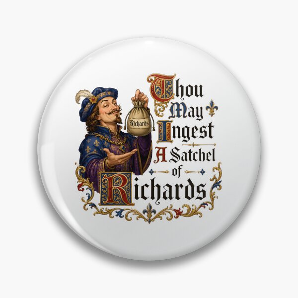 Item preview, Thou May Ingest A Satchel of Richards designed and sold by aistrokeofart.
