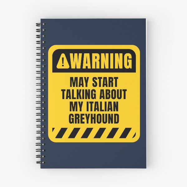 Item preview, Italian Greyhound Parent Funny Dog Lover Warning sign designed and sold by MaryAller.