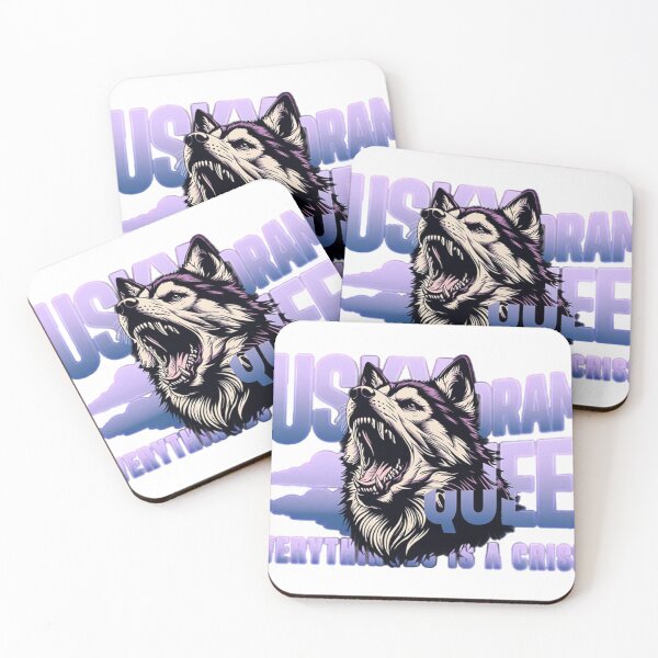 Item preview, Dramatic Husky Dog Mom Faded Pastel Streetwear Tee designed and sold by mo-carnival.