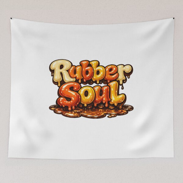Item preview, Melted Retro Rubber Soul Typography designed and sold by Dresut.