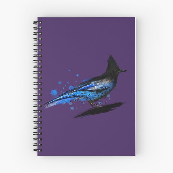 Item preview, Watercolor Blue Stellar Jay Bird Artistic Animal Watercolour  designed and sold by melodycook.