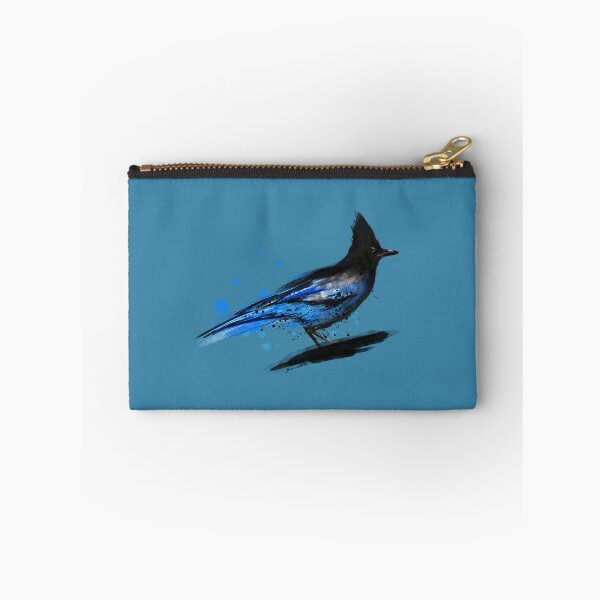 Item preview, Watercolor Blue Stellar Jay Bird Artistic Animal Watercolour  designed and sold by melodycook.