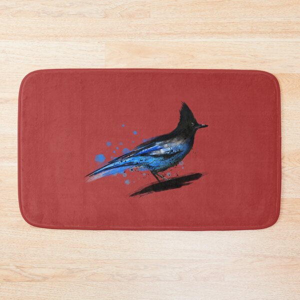Item preview, Watercolor Blue Stellar Jay Bird Artistic Animal Watercolour  designed and sold by melodycook.