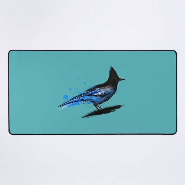 Item preview, Watercolor Blue Stellar Jay Bird Artistic Animal Watercolour designed and sold by melodycook.