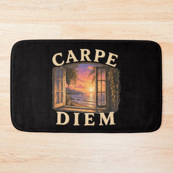 Item preview, Carpe Diem Coastal Sunset Window Design designed and sold by MS-DesignArt.