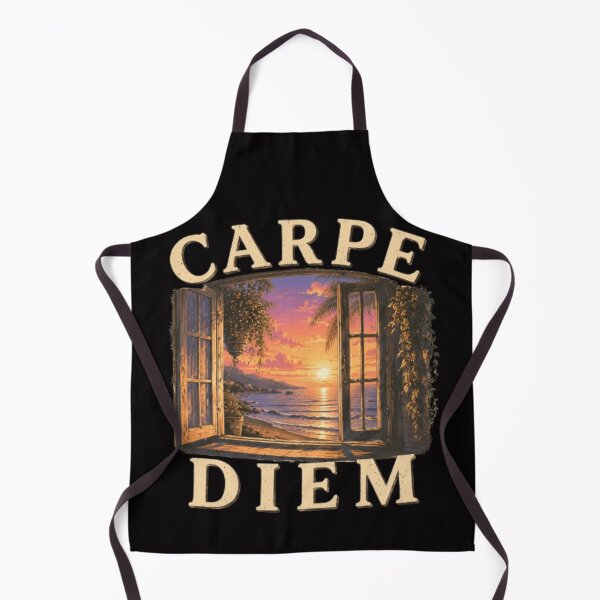 Item preview, Carpe Diem Coastal Sunset Window Design designed and sold by MS-DesignArt.