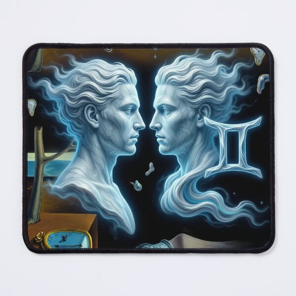 Item preview, Gemini Dual Souls – Surreal Zodiac Twins designed and sold by etermagico.