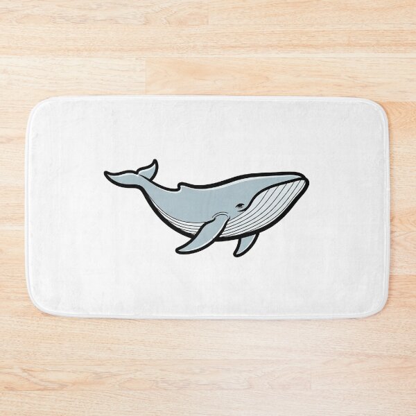 Item preview, Majestic Blue Whale Minimal Ocean Animal Illustration designed and sold by Osmose-Studio.