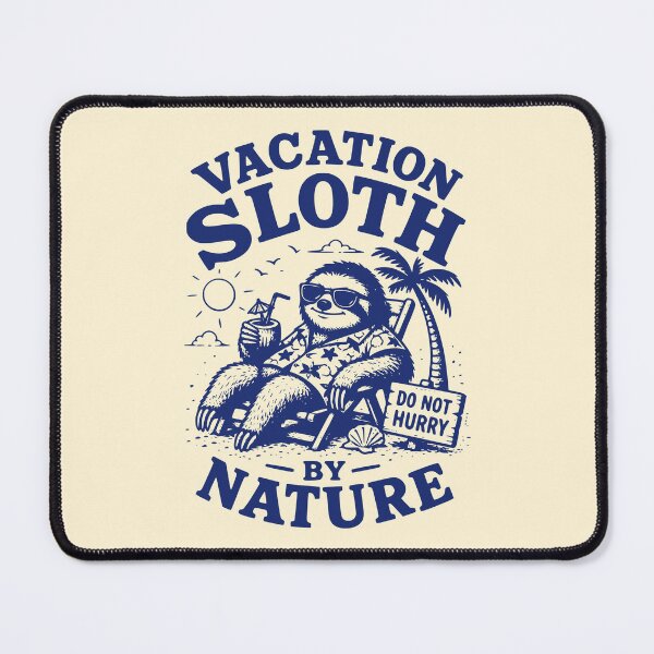 Item preview, Retro Vacation Sloth Do Not Hurry designed and sold by 89shirts.