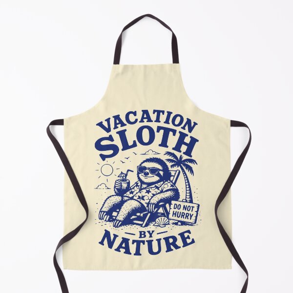 Item preview, Retro Vacation Sloth Do Not Hurry designed and sold by 89shirts.