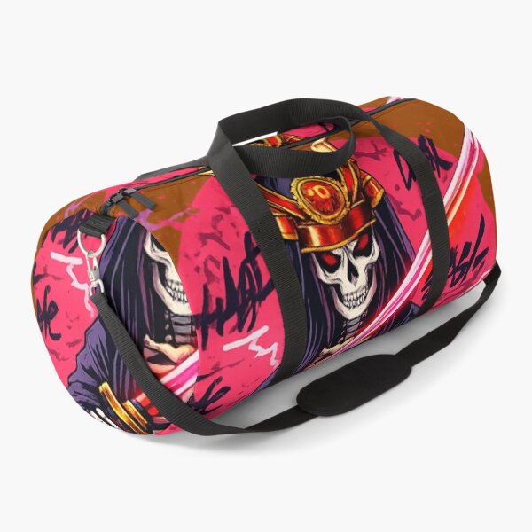 Item preview, Skull Samurai Neon Katana Warrior Sticker | Gothic Skeleton Ronin Anime Art designed and sold by Ecocrushstudio.