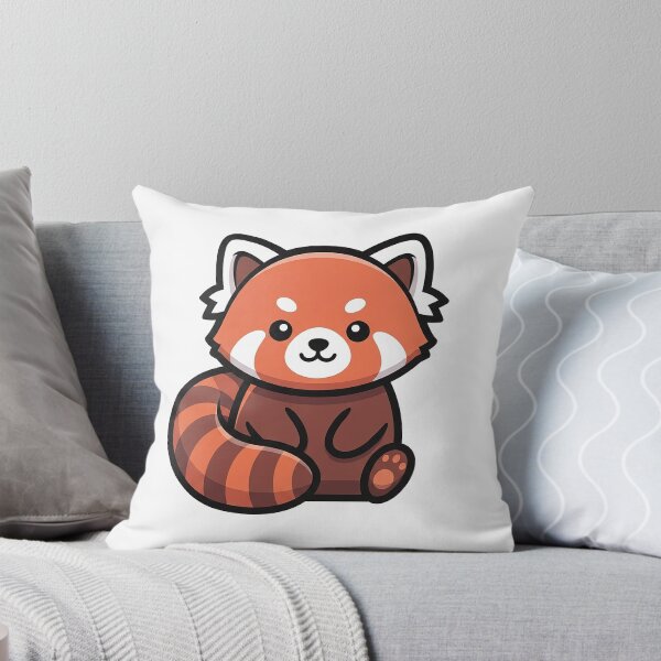 Artikelvorschau, Niedliche Illustration eines verspielten Roten Pandas entworfen und verkauft von Osmose-Studio.