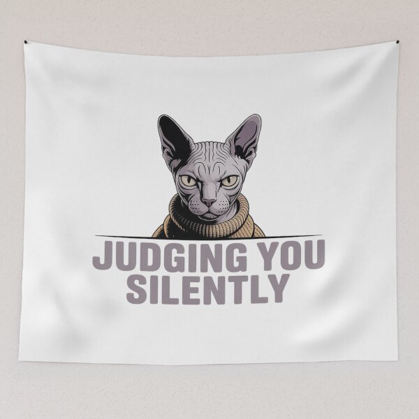 Item preview, Funny Sphynx Cat Mom Judging You Streetwear Tee designed and sold by mo-carnival.