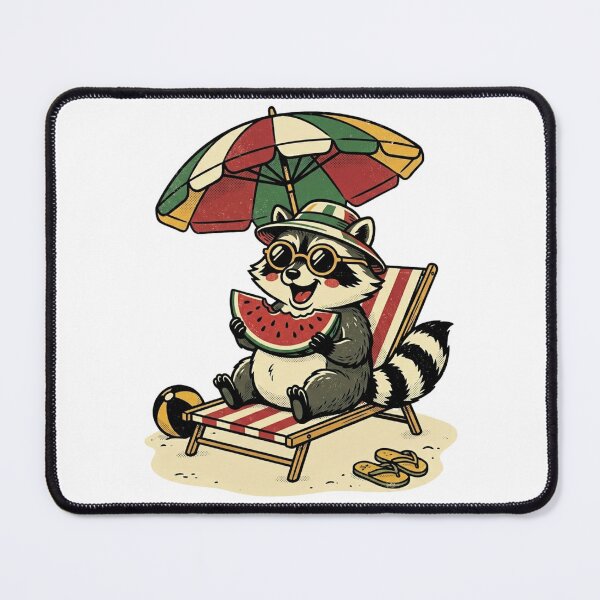 Item preview, Dad Tax Raccoon Summer Beach Vacation designed and sold by ShopVelona.