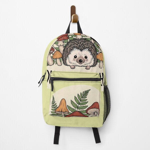 Item preview, You Belong Here Cute Hedgehog Mushrooms designed and sold by ArtdesignsA.