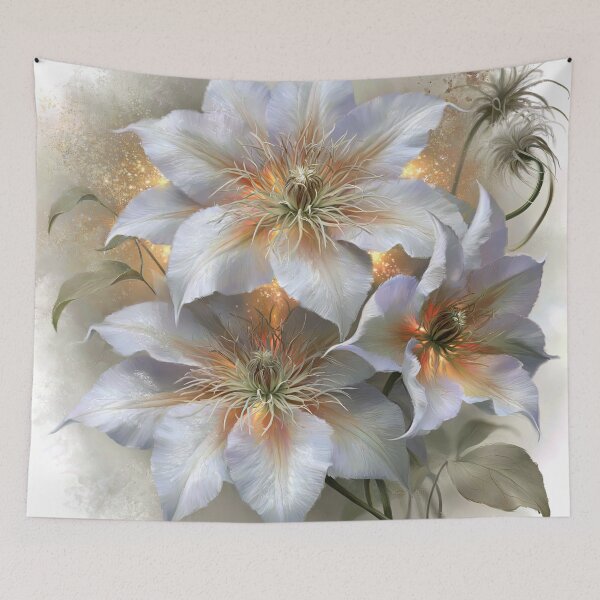 Artikelvorschau, Leuchtendes Clematis-Trio entworfen und verkauft von bloorose.