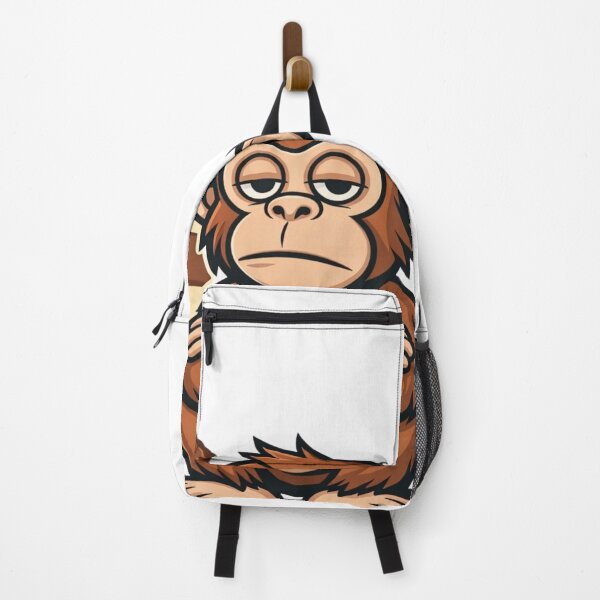 Item preview, 99% Chance I Don’t Care – Funny Monkey Attitude Cartoon Design designed and sold by MerchlyMike.