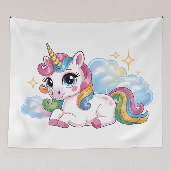 Aperçu de l'œuvre licorne arc-en-ciel créée et vendue par BuxomBabe21.