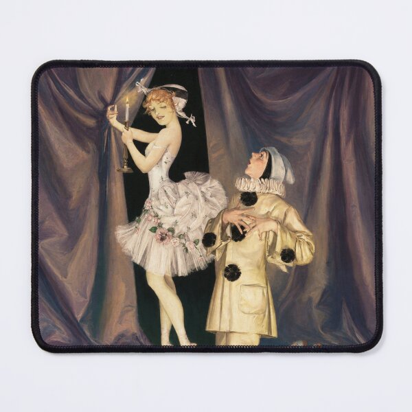 Artikelvorschau, Harlekin und Columbine von Leyendecker – Vintage-Theaterballett-Illustration für Art-Deco-Liebhaber entworfen und verkauft von RickE.